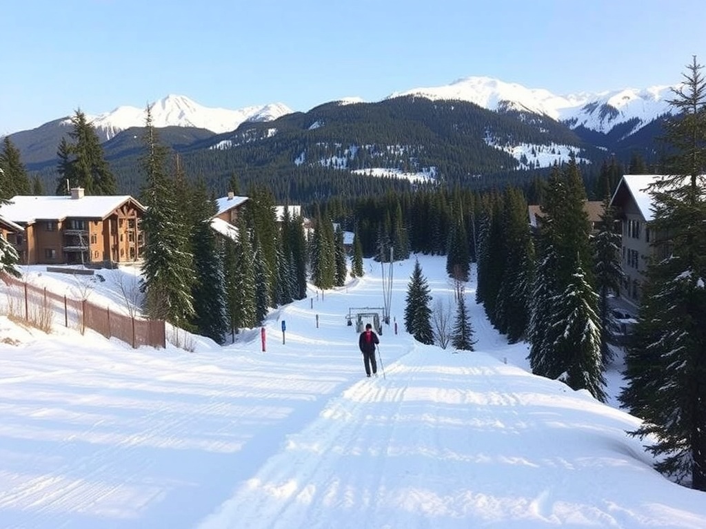 Whistler midweek calm empty trails village peaceful