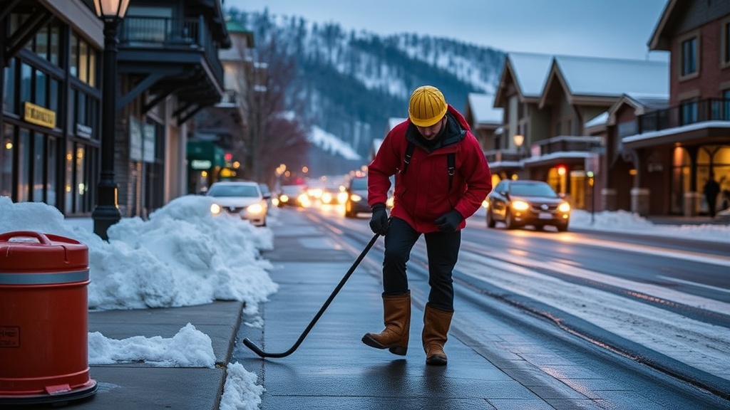 Getting Your Gear Ready for Whistler Village Sidewalk Maintenance