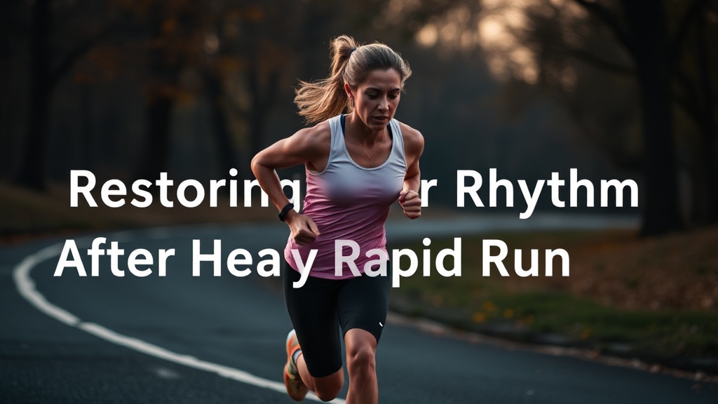 Restoring Your Rhythm After a Heavy Rapid Run