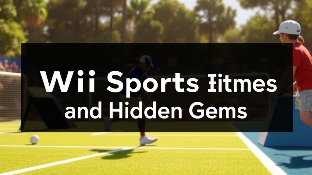 Forgotten Wii Sports Promotional Items and Hidden Gems