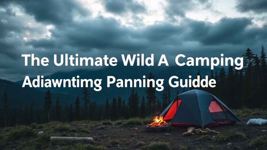 The Ultimate Wild Camping Adventure Planning Guide