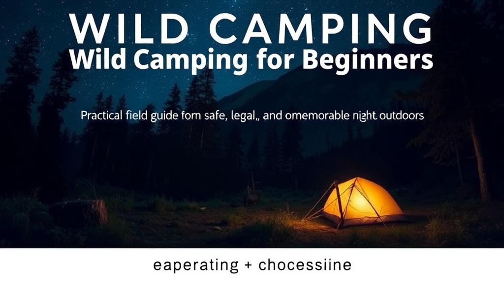 Wild Camping for Beginners: A Practical Field Guide to Safe, Legal, and Memorable Nights Outdoors