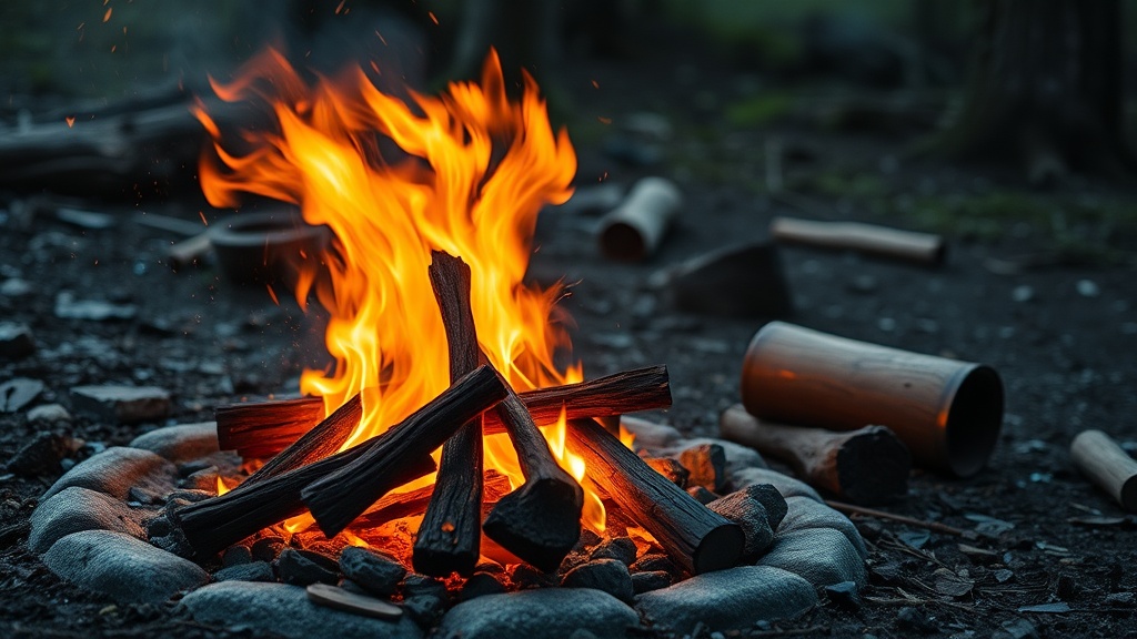 Building a Reliable Campfire in Wet Conditions