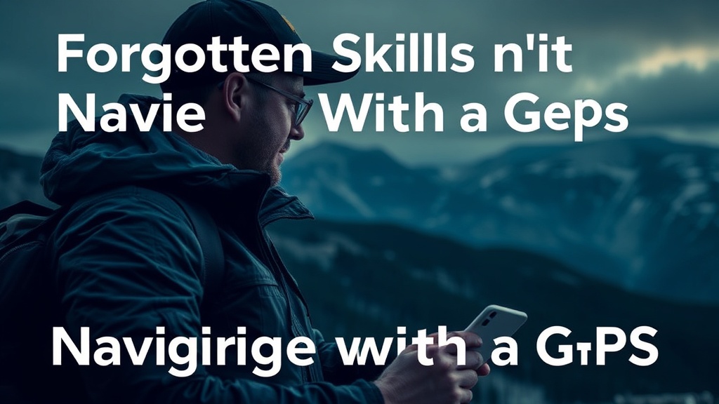 Forgotten Skills for Navigating Without a GPS