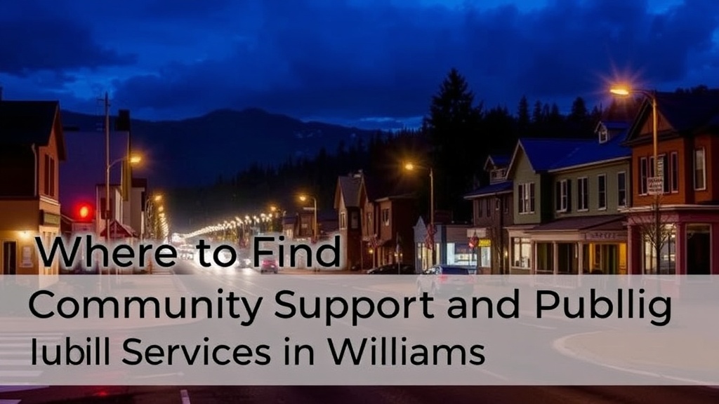 Where to Find Reliable Community Support and Public Services in Williams Lake