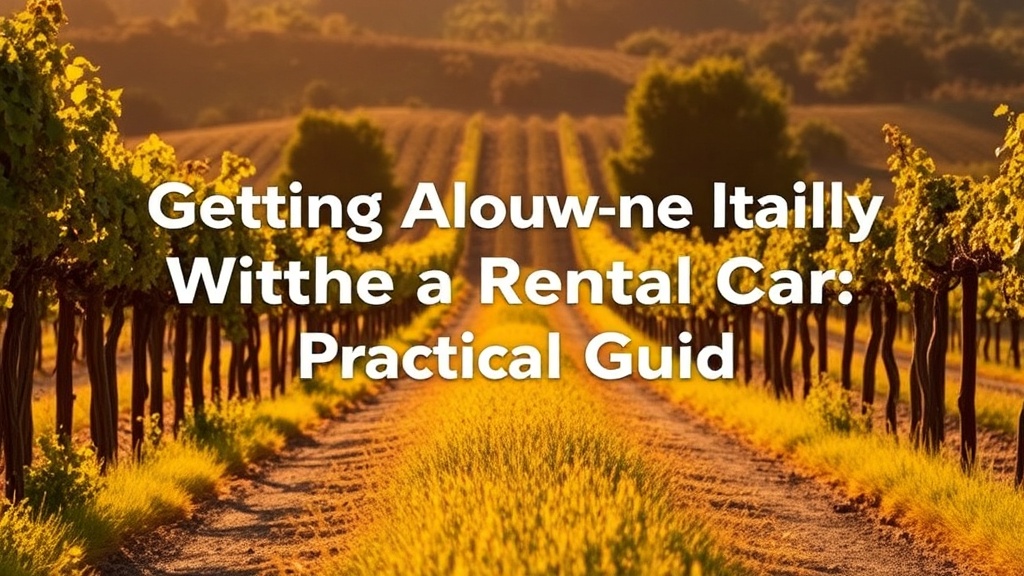 Getting Around Wine Country Without a Rental Car: A Practical Guide