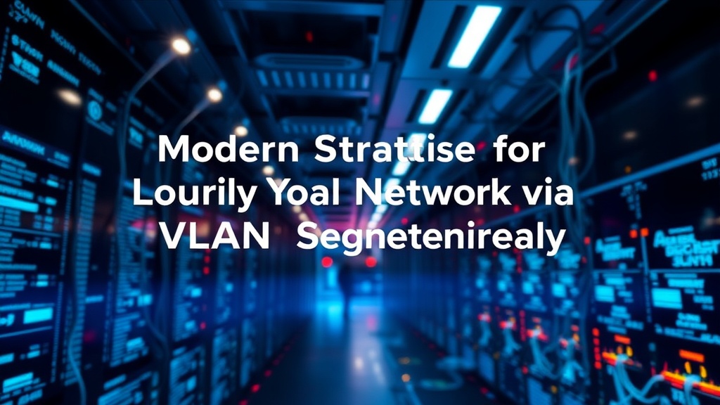 Modern Strategies for Securing Your Local Network via VLAN Segmentation