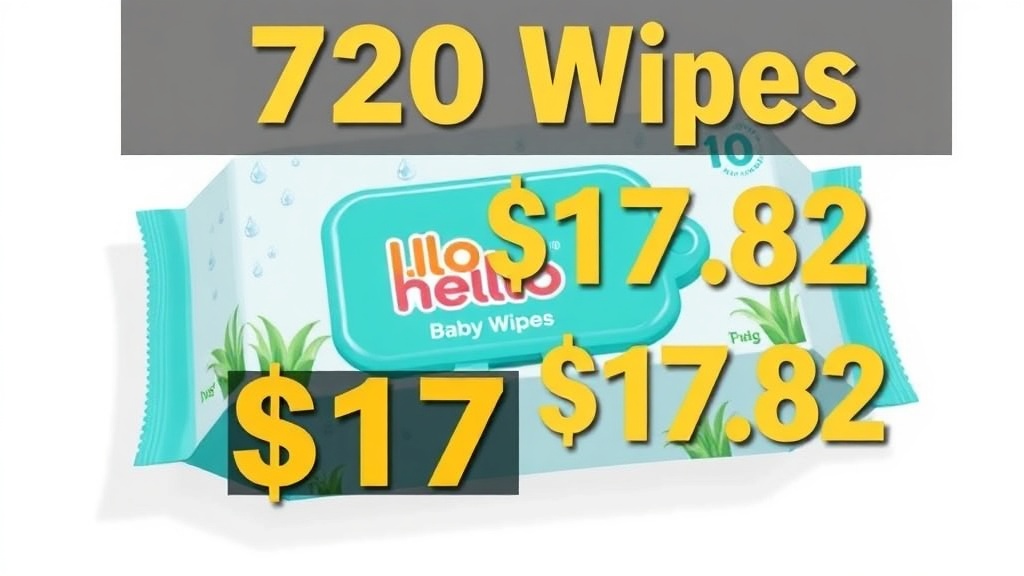 Hello Bello Baby Wipes 720-Count Only $17.82 (Just $0.02 Per Wipe!)