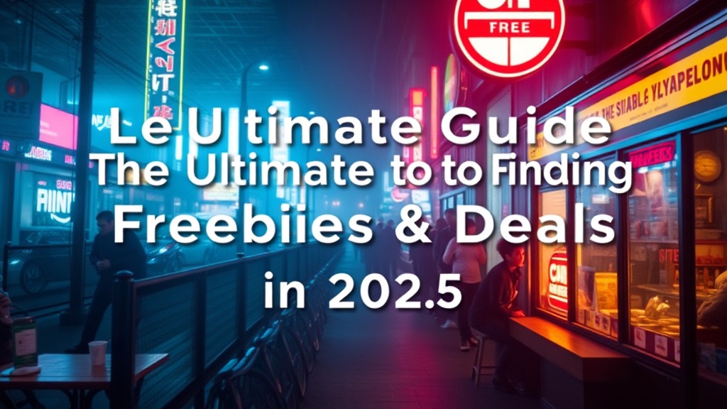 The Ultimate Guide to Finding Freebies & Deals in 2025
