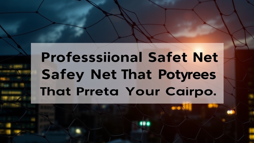 How to Build a Professional Safety Net That Protects Your Career