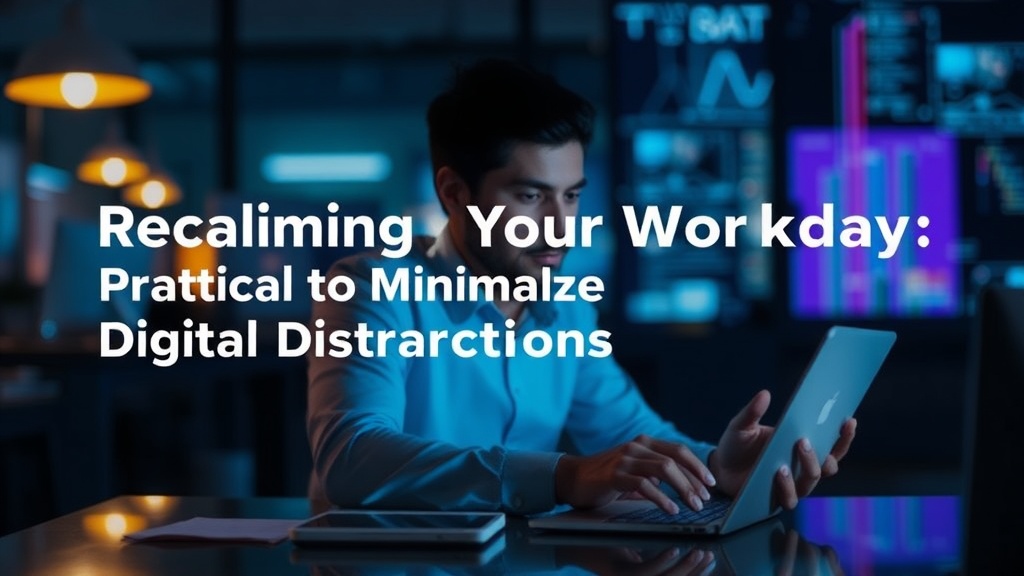 Reclaiming Your Workday: Practical Steps to Minimize Digital Distractions