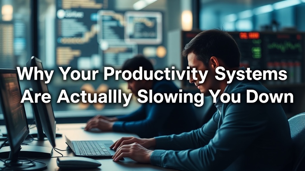 Why Your Productivity Systems Are Actually Slowing You Down