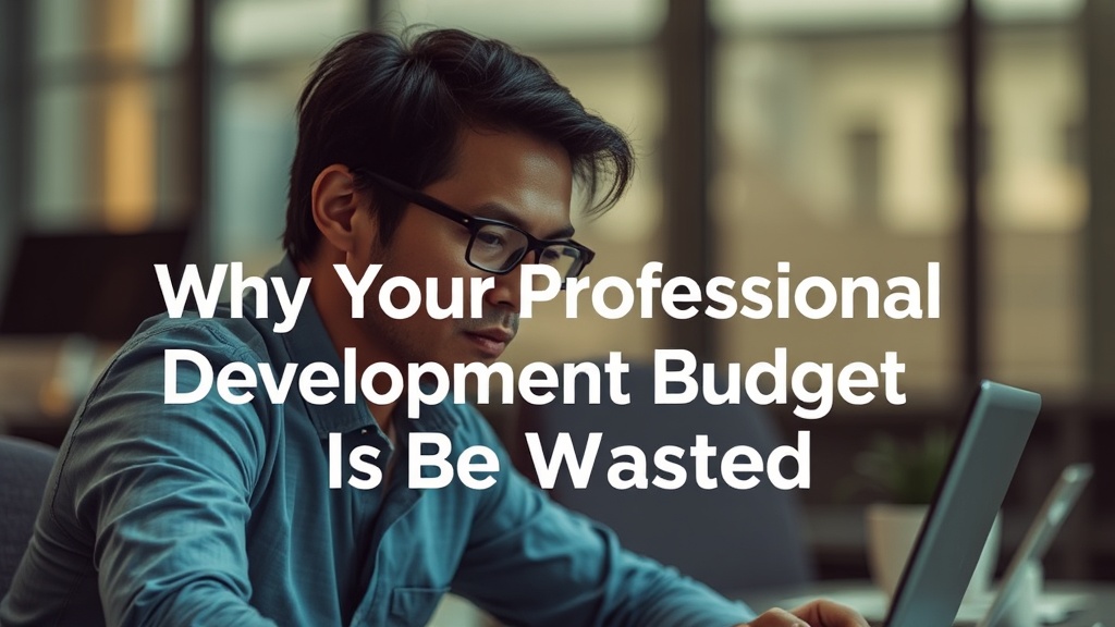 Why Your Professional Development Budget Is Being Wasted