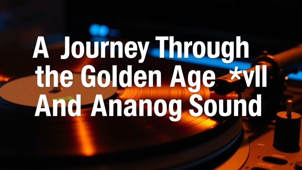 A Journey Through the Golden Age of Vinyl and Analog Sound