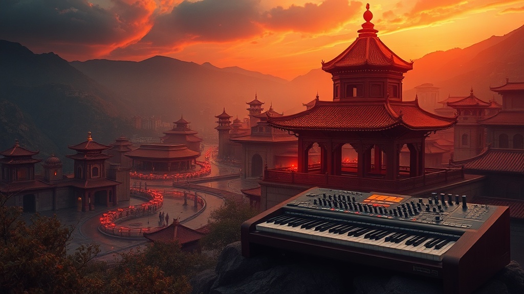 Lost Echoes of the Silk Road in Modern Synthesizer Melodies
